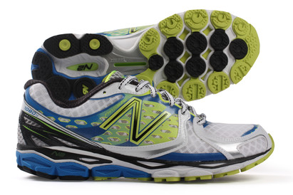 New Balance 1080 V3 2E Mens Running Shoes White/Blue/Black