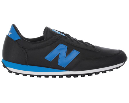 410 Black/Blue Nylon Trainers