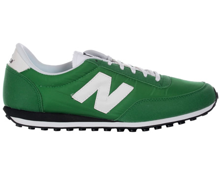 New Balance 410 Green Nylon Trainers