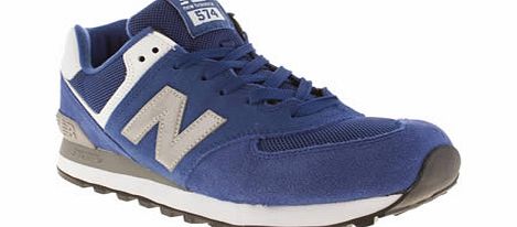 New Balance Blue 574 Trainers