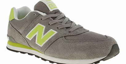 kids new balance grey 574 boys youth 5708037550