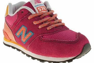 kids new balance pink 574 carnival girls