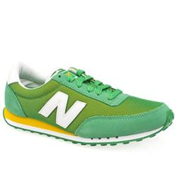 New Balance Male New Balance 410 Nylon Runner Fabric Upper Fashion Trainers in Green