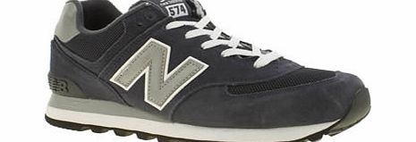 New Balance Navy 574 Trainers