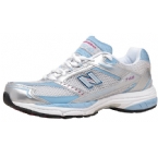 New Balance Womens WR768 Running Shoe White/Silver/Sky