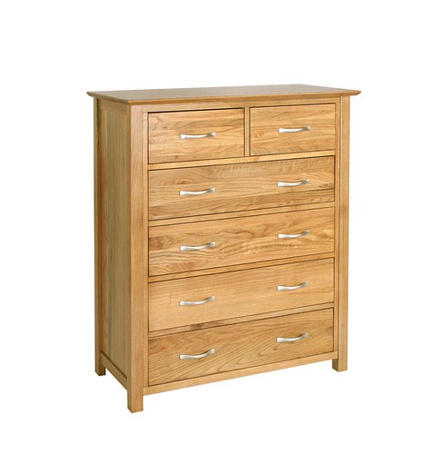 New Dorset Oak 2 4 Chest of Drawers 912.016N