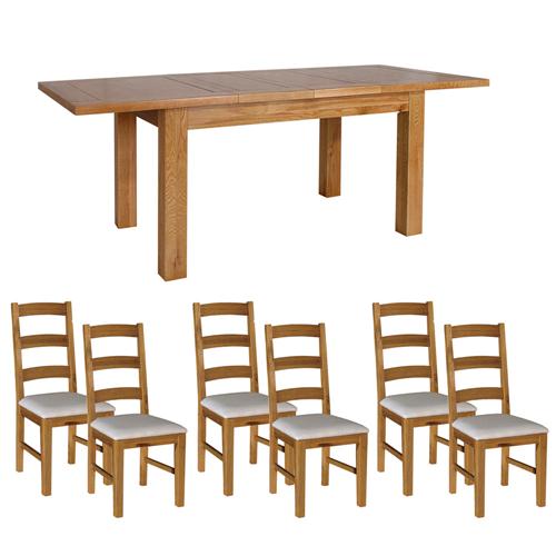 Oak Dining Set 912.039N