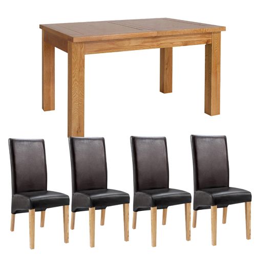 New Dorset Oak Furniture New Dorset Oak Small Dining Set 912.022