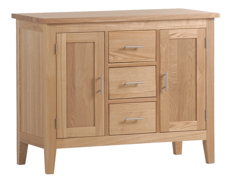 - Ash 2 Door 3 Drawer Sideboard