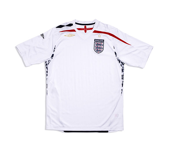 Umbro 07-09 England home (+ Your Name)