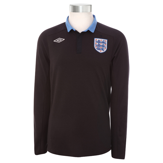 Umbro 2011-12 England Euro 2012 L/S Away Shirt (Kids)