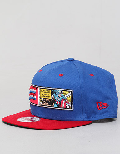 New Era Comic Panel Captain America 9Fifty