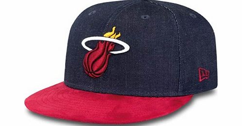 New Era Miami Heat Densuede New Era 59FIFTY Fitted Cap