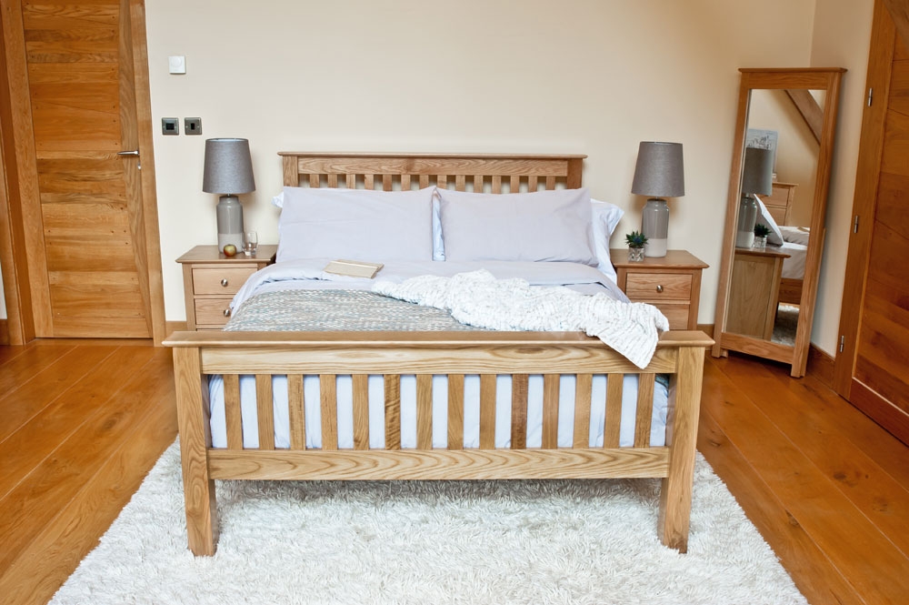 New Forest Oak Double Bedstead