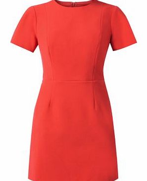 Orange Fitted T-Shirt Dress 3132557