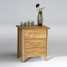 New York Oak Bedside Cabinet