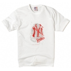 NYY Mens DNA Graphic T-Shirt White