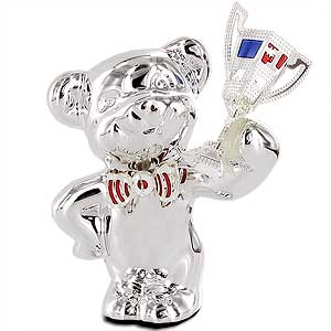 NEWBRIDGE Silver Plated Congratulations Bear