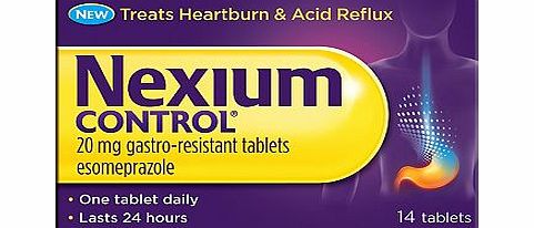 Nexium Control 20 mg Gastro-Resistant Tablets -