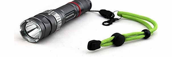 NexScene Mini Bright Aluminum Diving Flashlight Underwater 60M Scuba Diver LED Flashlight