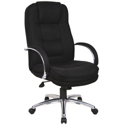 Niceday Rome Fabric Directors Chair - Black