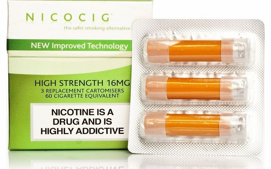 Cartridges High Nicotine Strength 16mg