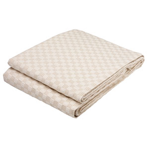 Nicolas Suzana Bedspread- Limestone- Double- 240cm x 260cm