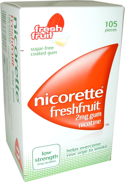 Fresh Fruit Gum 2mg (105 Pieces) Low