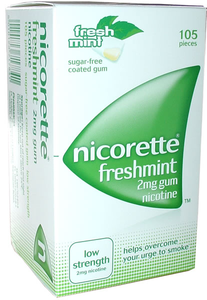 Fresh Mint Gum 2mg (105 pieces)