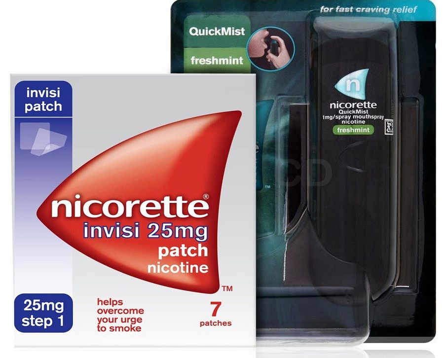 Invisi Patch 25mg + Quickmist