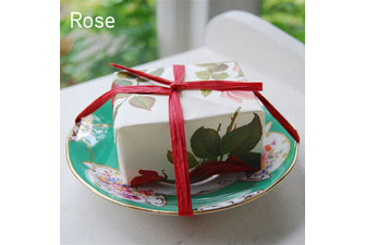 Rose Soap & Vintage Saucer