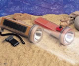 Waterproof Solar Charging Torch with LED Bulb