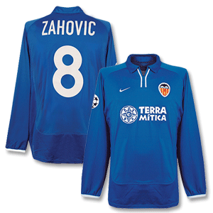 Nike 00-01 Valencia 3rd C/L L/S Shirt   Zahovic No. 8