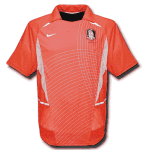 Nike 02-03 Korea Home shirt - Cool Motion version