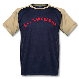 03-04 Barcelona Transit Raglan Tee - Navy