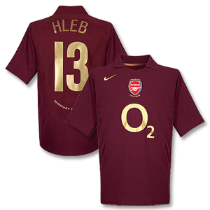 Nike 05-06 Arsenal Home L/S Shirt   Hleb 13 (C/L Style)