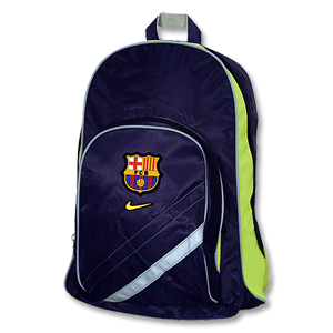 Nike 05-06 Barcelona Tiempo Rucksack - Black/Lime