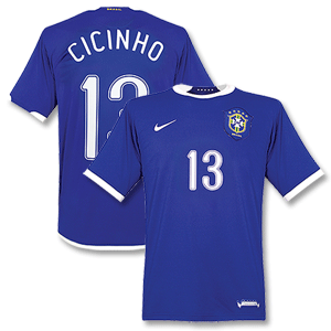 Nike 06-07 Brasil Away Shirt   No.13 Cincinho