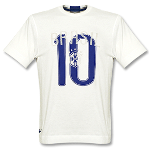 06-07 Brasil Federation Number 10 Tee - White