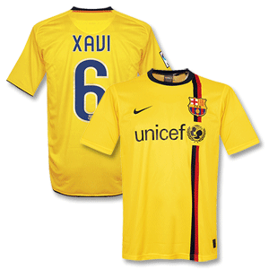 Nike 08-09 Barcelona Away Shirt   Xavi 6