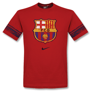 08-09 Barcelona Graphic Tee - Deep Red