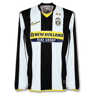 Nike 08-09 Juventus Home L/S Players Shirt