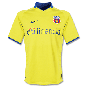 Nike 08-09 Steaua Bucharest Away - Shirt - Lime Green/Blue