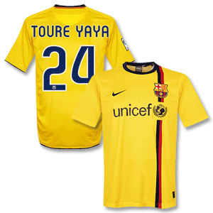 Nike 08-10 Barcelona 3rd Shirt   Toure Yaya 24