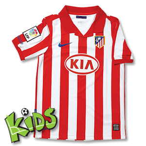 Nike 09-10 Atletico Madrid Home Shirt - Boys