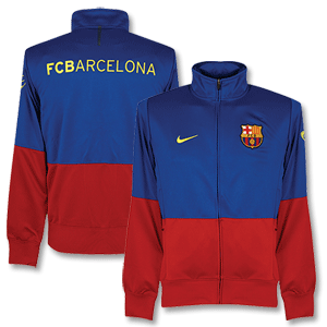 09-10 Barcelona Line Up Jacket - Royal/Red