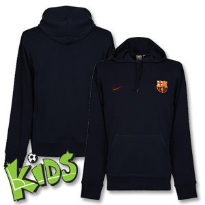 09-10 Barcelona Supporter Hoody - Boys - Navy