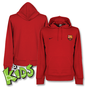 09-10 Barcelona Supporter Hoody - Boys - Red