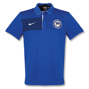 Nike 09-10 Hertha BSC Berlin Travel Polo Shirt - Royal