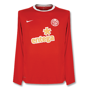 10-11 Mainz 05 Home L/S Shirt + Free Shirt Bag